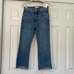 Loft Kick-Crop High Rise Women's Blue Jeans